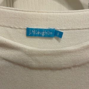 White:Cream colored sweater- worn once